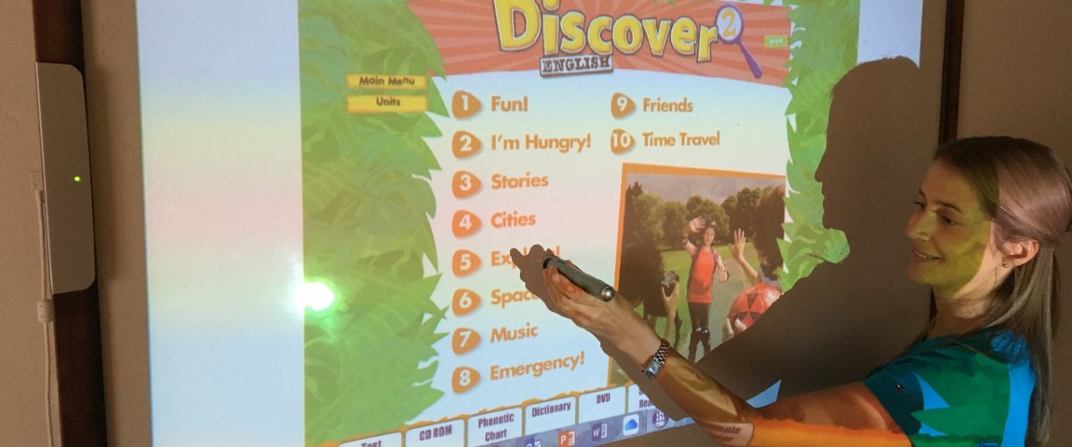 Pizarra Interactiva Intituto de Ingles en Neuquen